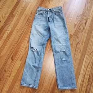 Artizia Denim Forum Joni High Rise Loose Jeans size 23